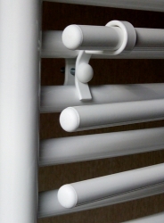 Standard color - white glossy lacquer, white tube stoppers and white screw caps
