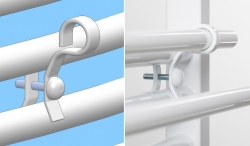 Picture and photo of clamp for straight ladders only - write a note for these clamps at the end of the order