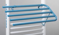 Four-arm dryer for tubular radiator - V450 / RAL 5012