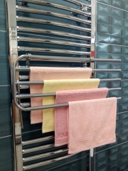 Sušák 4 ručníků na trubkové radiátory 25-03-SV460/chrom