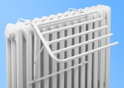 Four-arm dryer for cast iron radiator